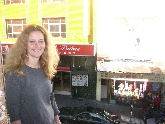 Jan at Sam Wo in 2008